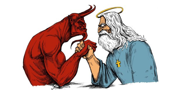 Why Is Satan Depicted Having Horns Red Tights And A Pitchfork